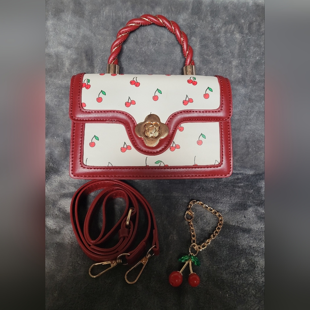 Women's Cherry Purse - Shoulder Bag